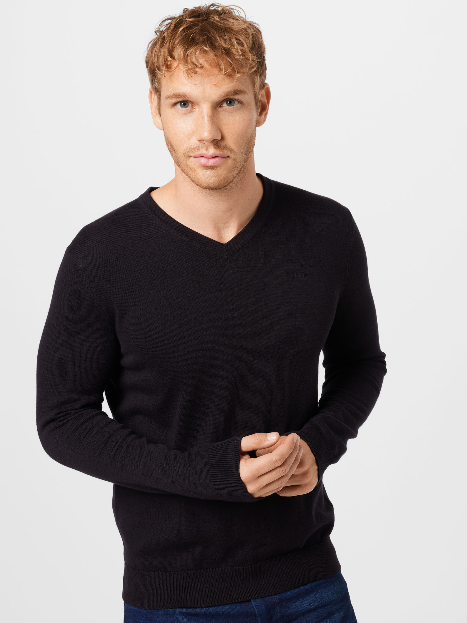 h0KA0 Odzież ESPRIT Sweter w kolorze Czarnym 