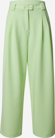 Wide Leg Pantalon Stella Nova en vert : devant