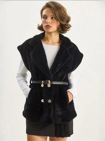 Gilet in maglia di Bianco Lucci in nero