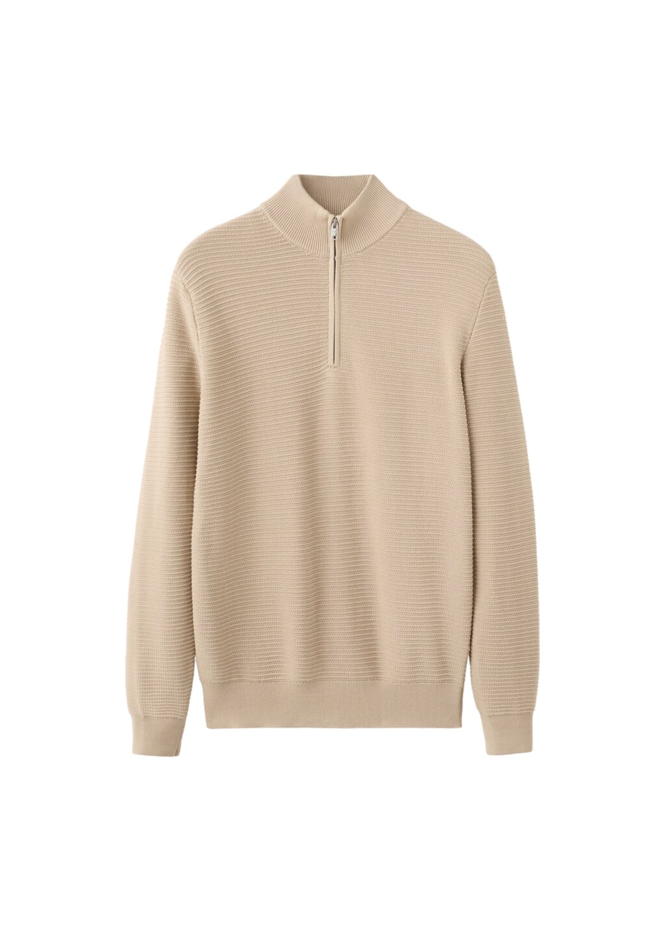 MANGO MAN Sweater 'Salasp' in Beige: front