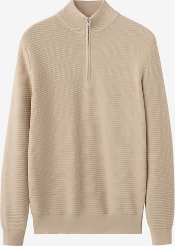 MANGO MAN Sweater 'Salasp' in Beige: front
