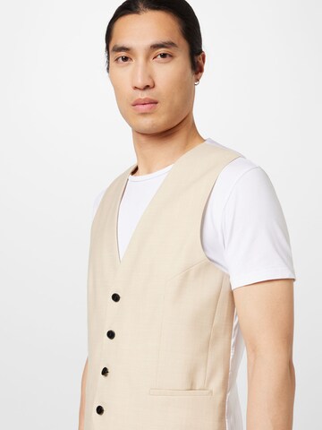 HUGO Red Slim fit Suit 'Arti' in Beige