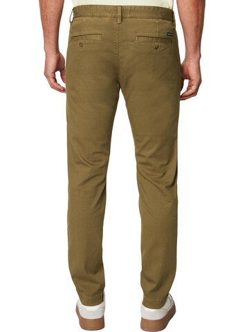 Marc O'Polo Regular Chino Pants 'Stig' in Brown