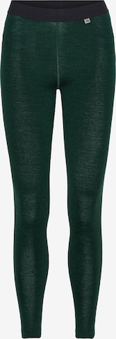 Regular Pantalon fonctionnel 'Merino' DANISH ENDURANCE en vert : devant