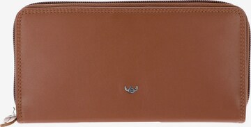Porte-monnaies 'Polo' GOLDEN HEAD en marron : devant
