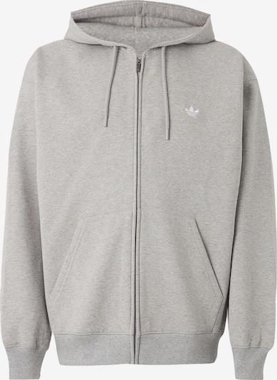 XXS-XS dydžio Džemperis 'Trefoil Essentials' iš ADIDAS ORIGINALS, spalva – pilka, Prekių apžvalga