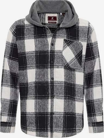 Veste mi-saison Williot en noir : devant