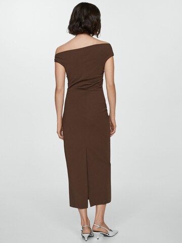 MANGO Evening Dress in Brown