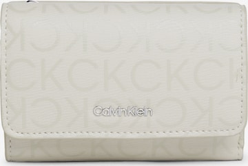 Porte-monnaies Calvin Klein en beige : devant