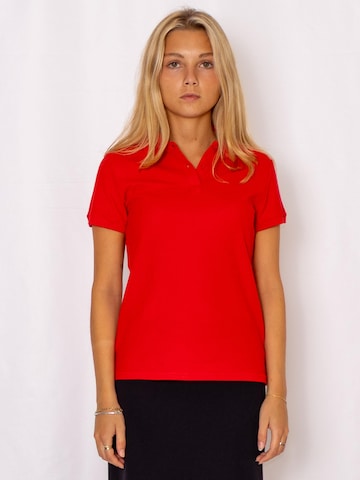 FRUIT OF THE LOOM Shirt 'Womens premium short sleeve polo' in Red: front