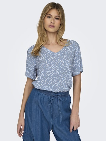 ONLY Blouse 'SUSAN' in Blauw: voorkant