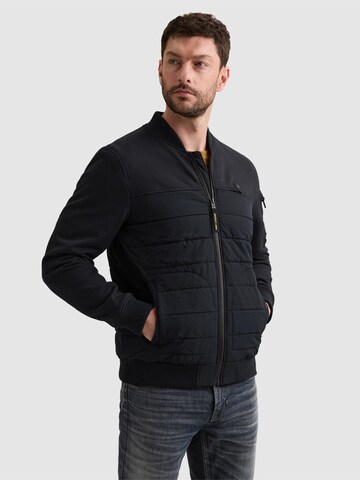 PME Legend Tussenjas 'Hybrid jacket with zipper closure and flight pocket' in Blauw