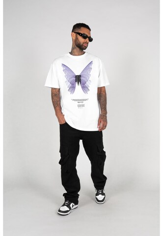 MJ Gonzales - Camiseta 'Metamorphose V.6' en blanco