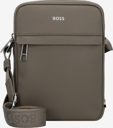 Sac à bandoulière 'Zair' BOSS en gris : devant
