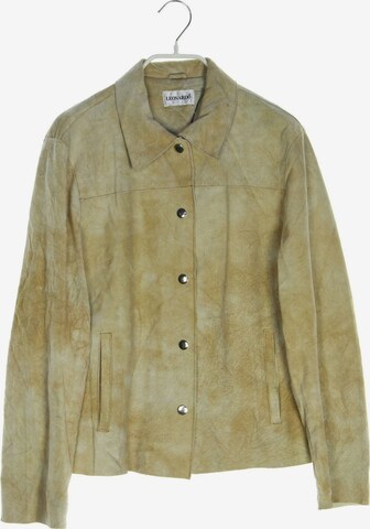 LEONARDO Lederjacke L in Beige: predná strana