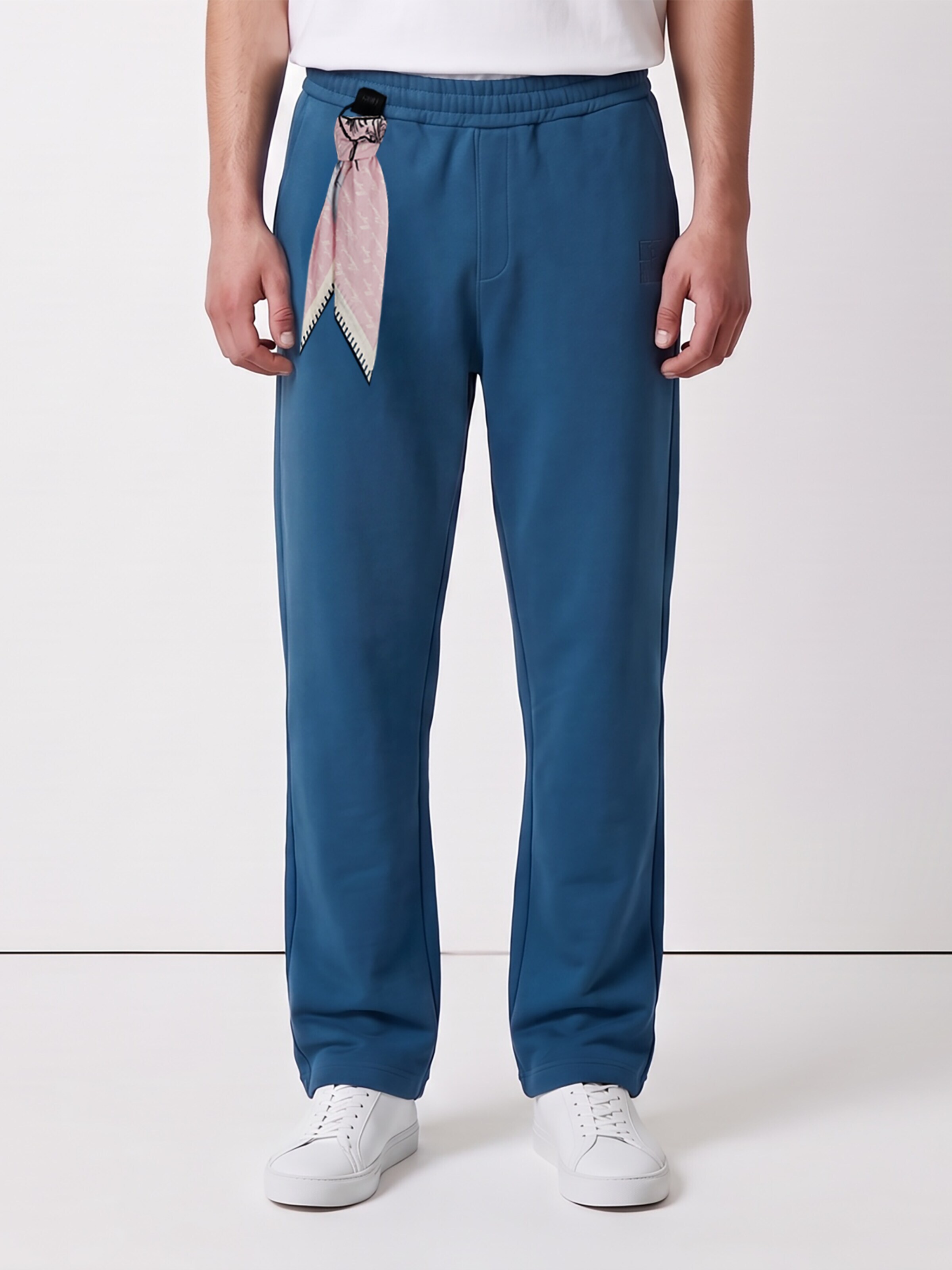 Alessandro Magno Loose fit Workout Pants 'CHAPTER 8 JOGGER' in Blue: front