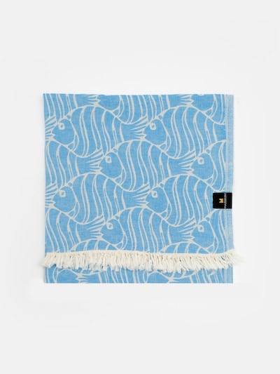 MARSIKOH Strandtuch 'Gocek'‌‌‌‌‌‌‌‌‌‌ in türkis, Produktansicht