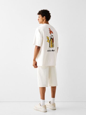 Bershka Shirt in Wit