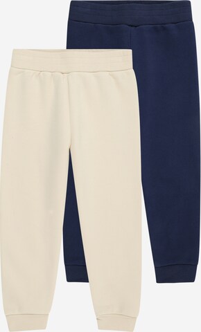 LILIPUT Tapered Sportbroek in Beige: voorkant