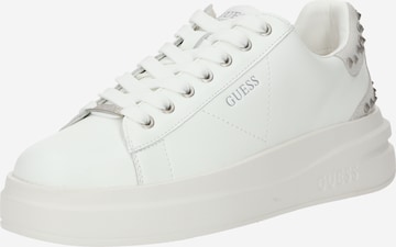 GUESS Sneakers laag 'Elbina' in Wit: voorkant