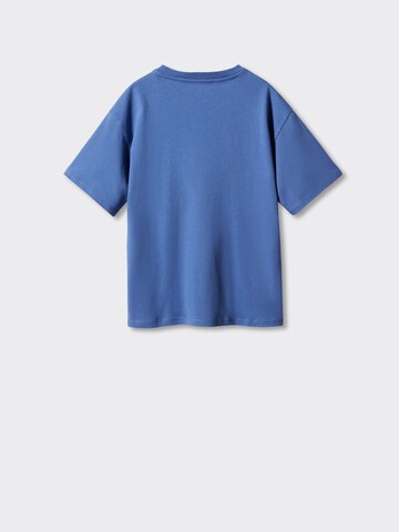 MANGO KIDS Shirts 'AQUAHERO' i blå