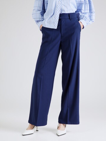 BONOBO Wide leg Pantalon in Blauw: voorkant