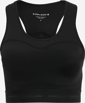 BJÖRN BORG Bustier Sports-BH i svart: forside