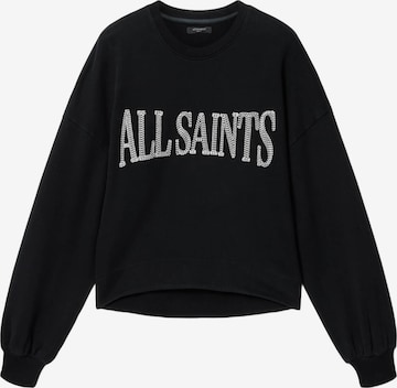 juoda AllSaints Megztinis be užsegimo 'DASH LILA': priekis