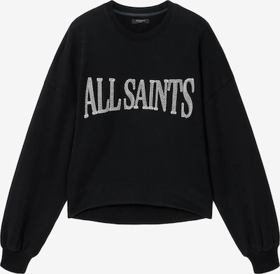 AllSaints Sweater majica 'DASH LILA' u crna / bijela, Pregled proizvoda