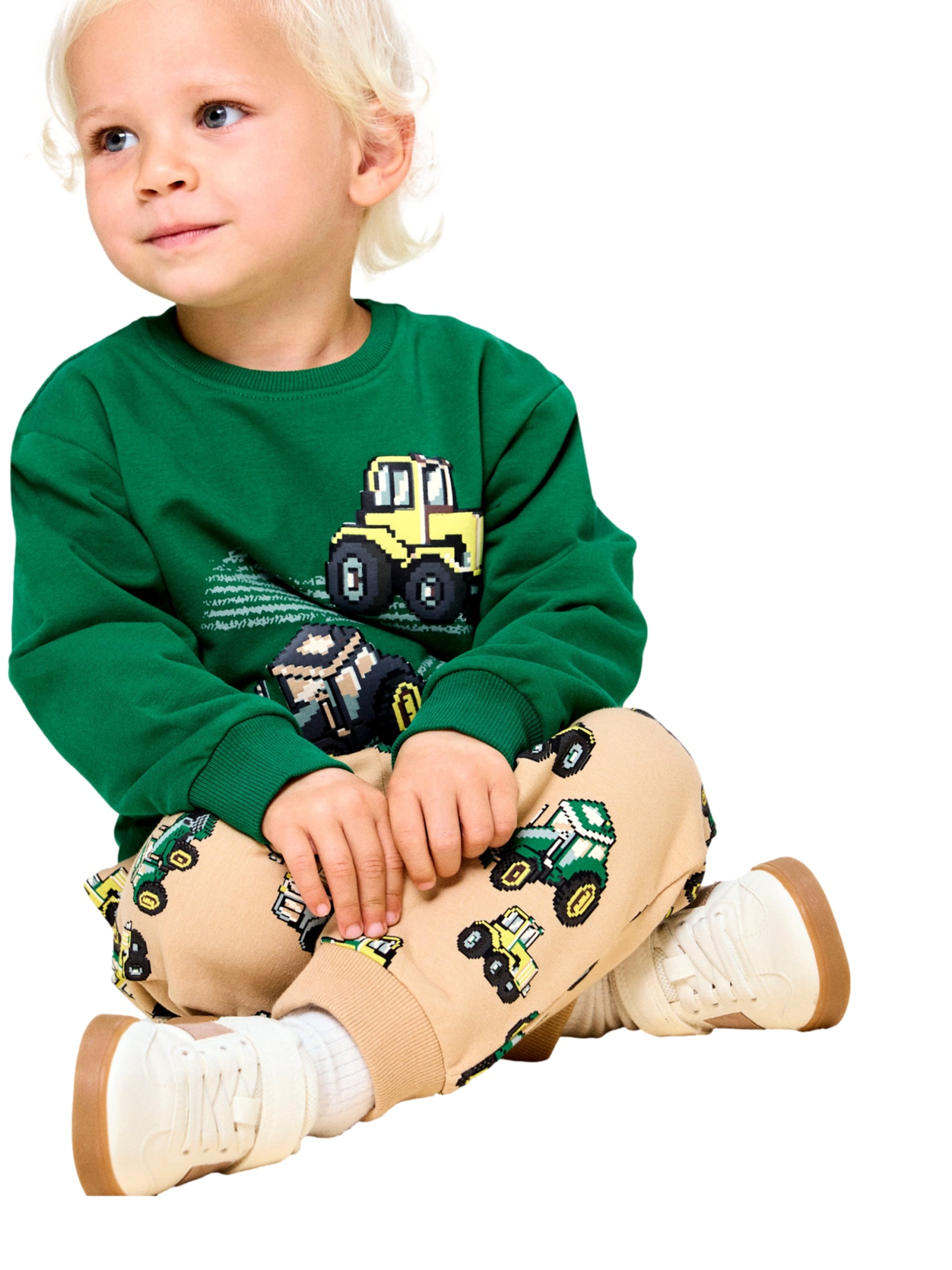NAME IT - Sudadera 'Lavandin' en verde