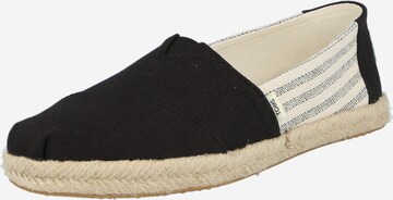 TOMS Espadrilles 'ALPARGATA ROPE' in Zwart: voorkant