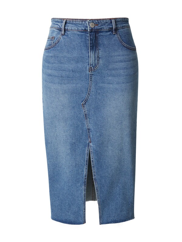 Guido Maria Kretschmer Curvy Skirt 'Daline' in Blue Denim