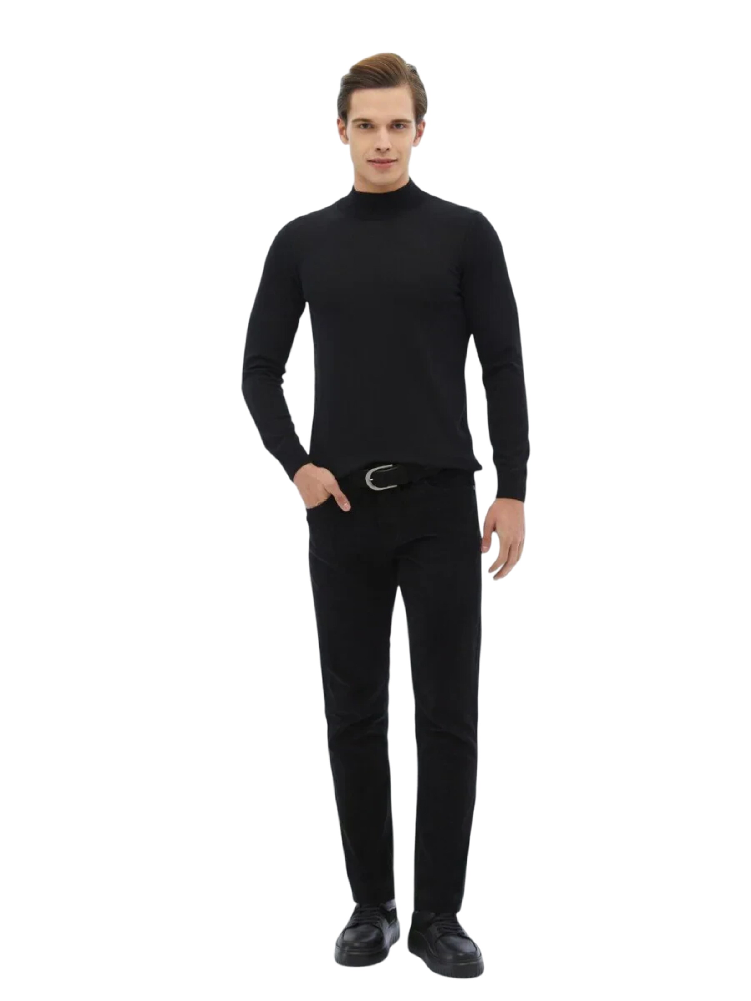 KİP Slimfit Broek in Zwart