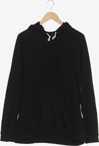 H&M Sweatshirt & Zip-Up Hoodie in XL in Black: front
