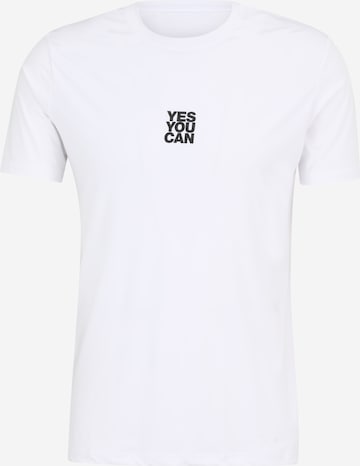 Maglia funzionale 'RESISTANCE 348' di NEBBIA in bianco: frontale