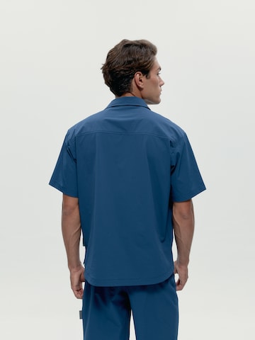 Born Regular fit Button Up Shirt in Blue