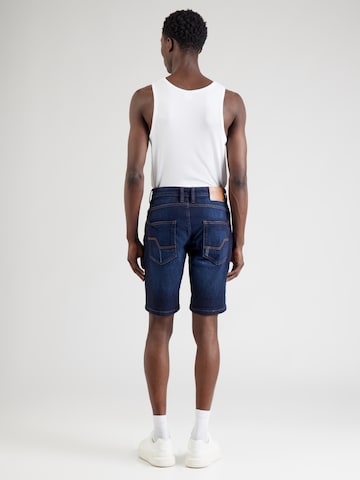 INDICODE Normální Džíny 'Kaden' – modrá: zadní strana