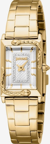 Just Cavalli Time Analoguhr in Gold: Vorderseite