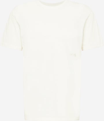 T-Shirt SELECTED HOMME en blanc : devant