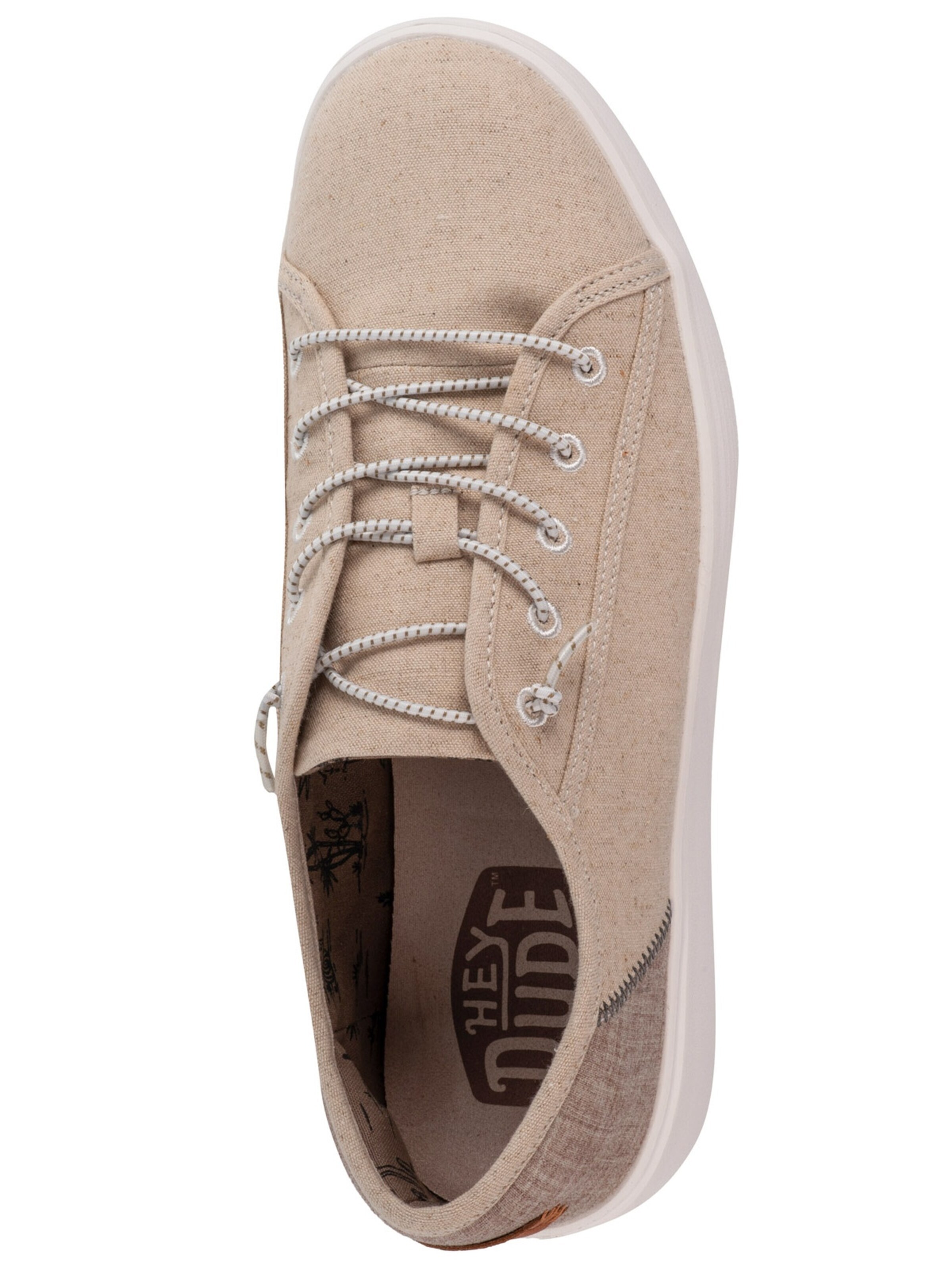 HEY DUDE Mocassins 'Hey Dude Craft Linen' in Beige