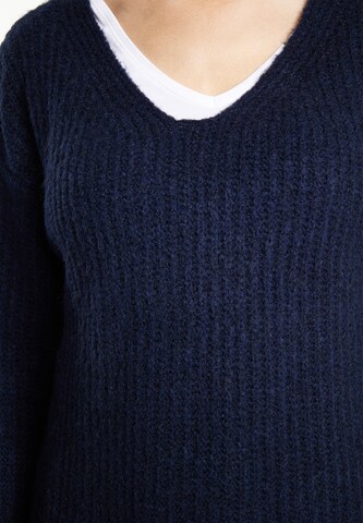 usha WHITE LABEL Sweater 'Lynnea' in Blue