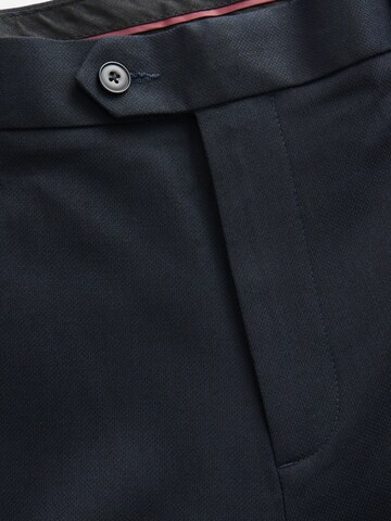 Next - regular Pantalón de pinzas en azul