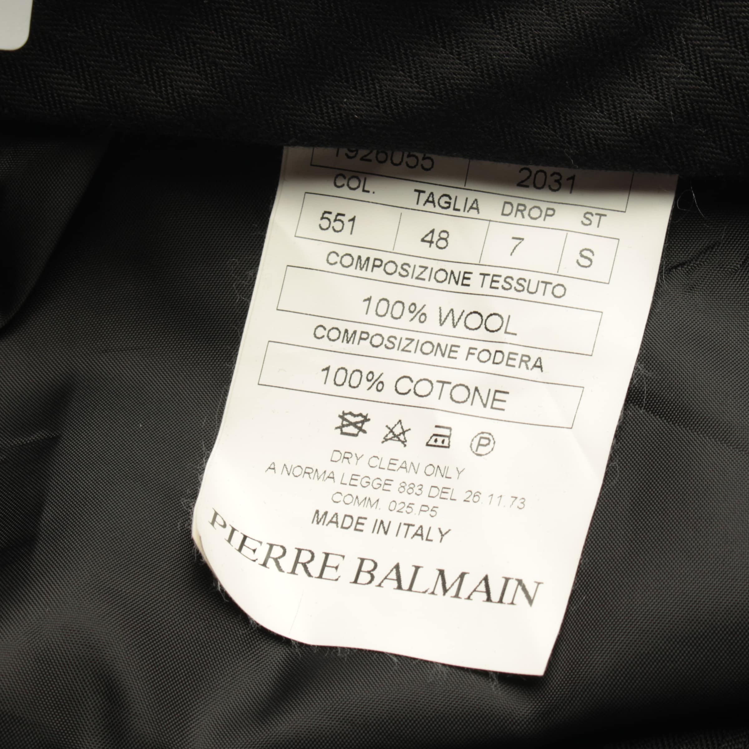 Balmain Pants in 33 in Blue