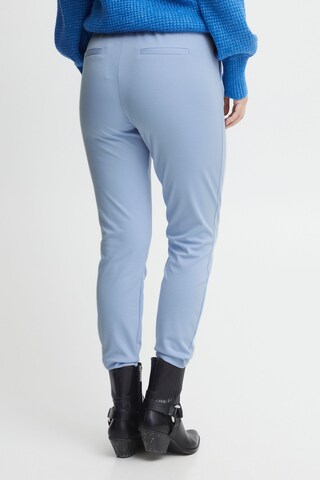 b.young Tapered Pleat-Front Pants 'Rizetta' in Blue