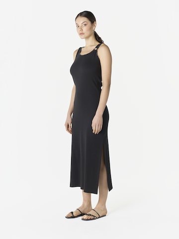 KOROSHI - Vestido de malha em preto