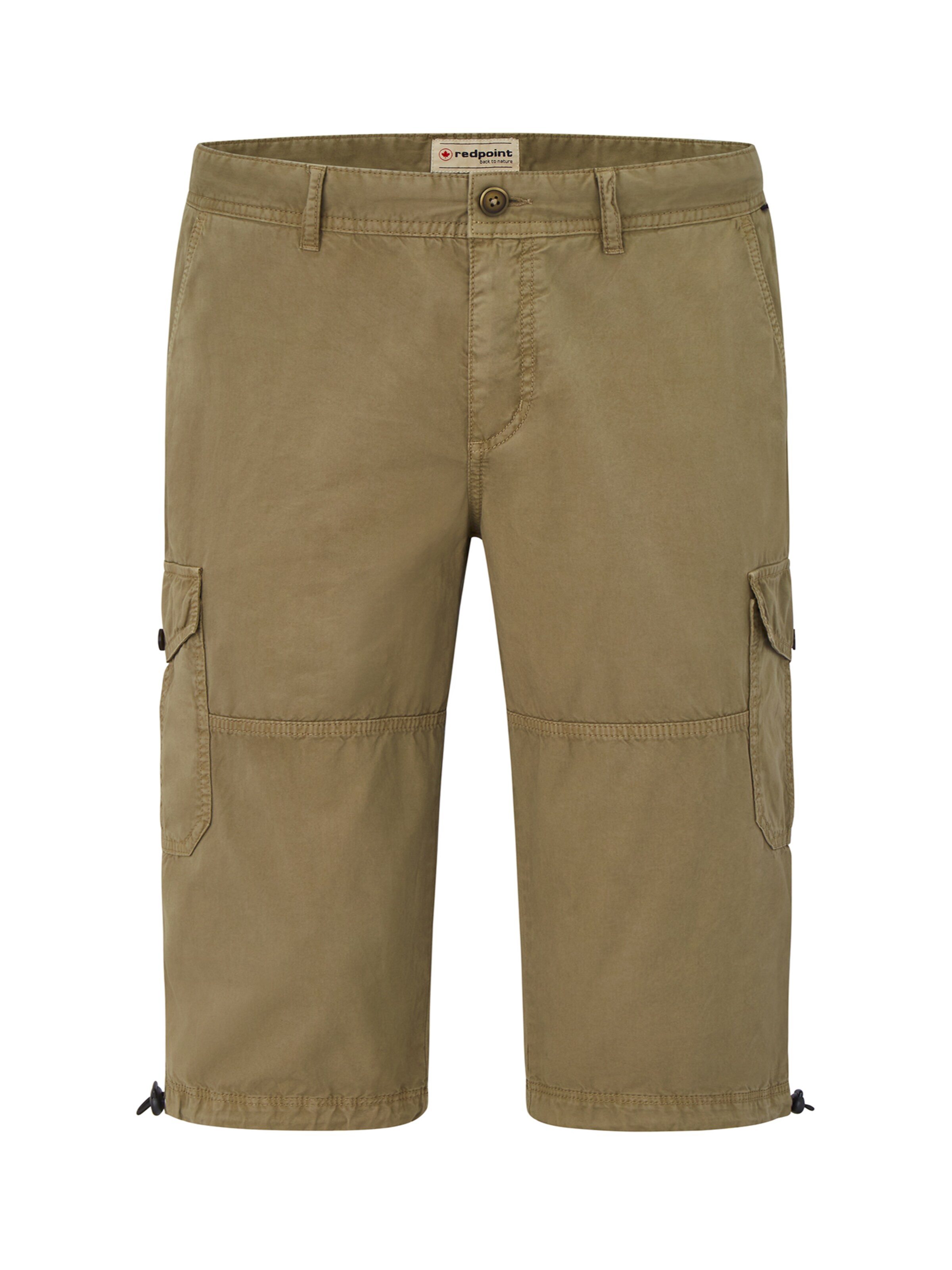 REDPOINT Regular Cargo Pants in Green: front