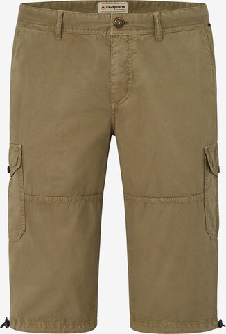 REDPOINT Regular Cargo Pants in Green: front