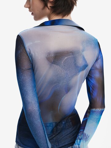 Chemisier Desigual en bleu