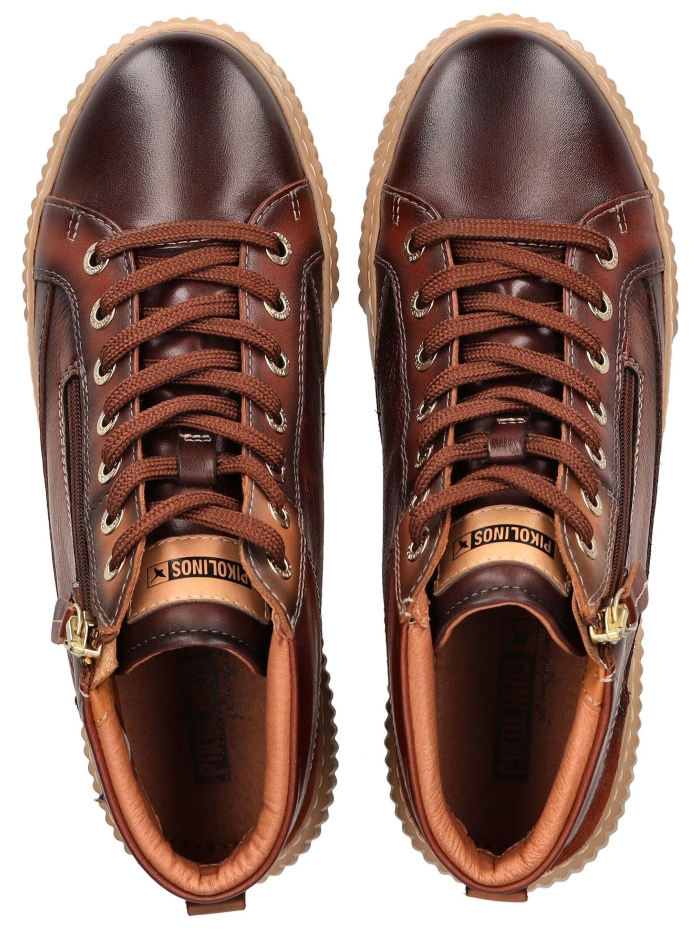 PIKOLINOS Sneakers hoog in Bruin