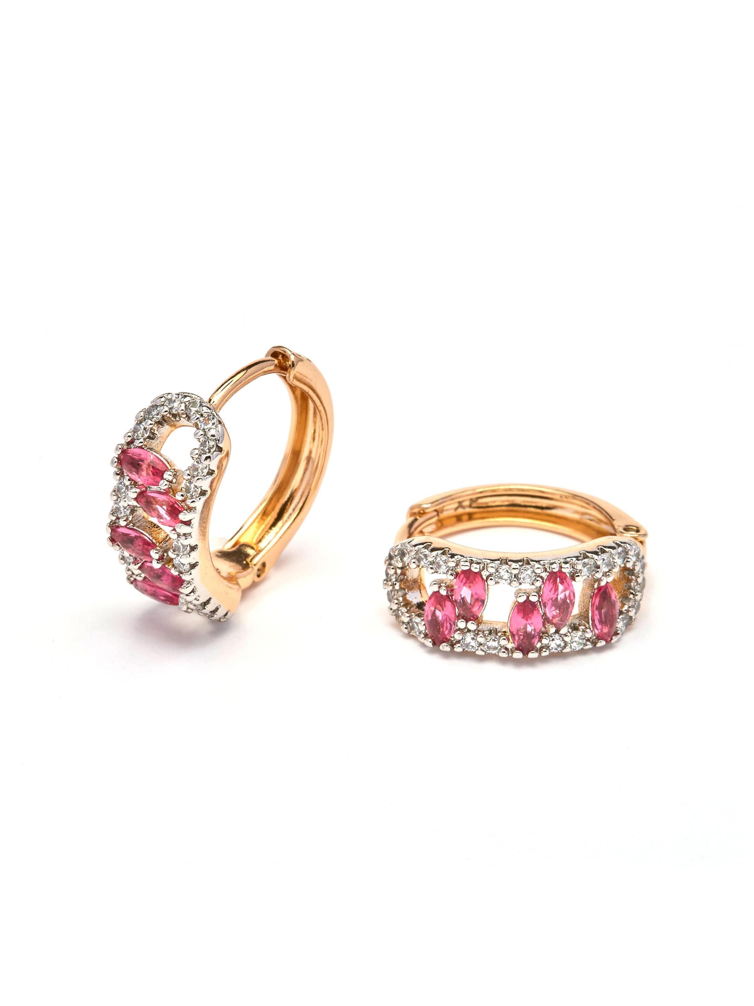 Luxenter Ohrringe 'Ussde'‌ in Pink: Vorderseite